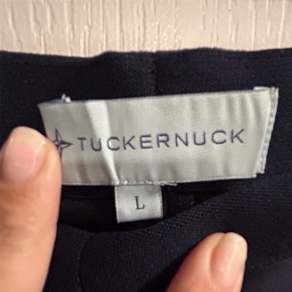 Tuckernuck Women's Wide-Leg Pants Blue Velvet Size L Casual Comfort - Picture 7 of 11